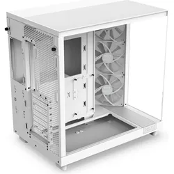 NZXT H6 Flow (ATX, mATX, Mini-ITX), PC Gehäuse, Weiss