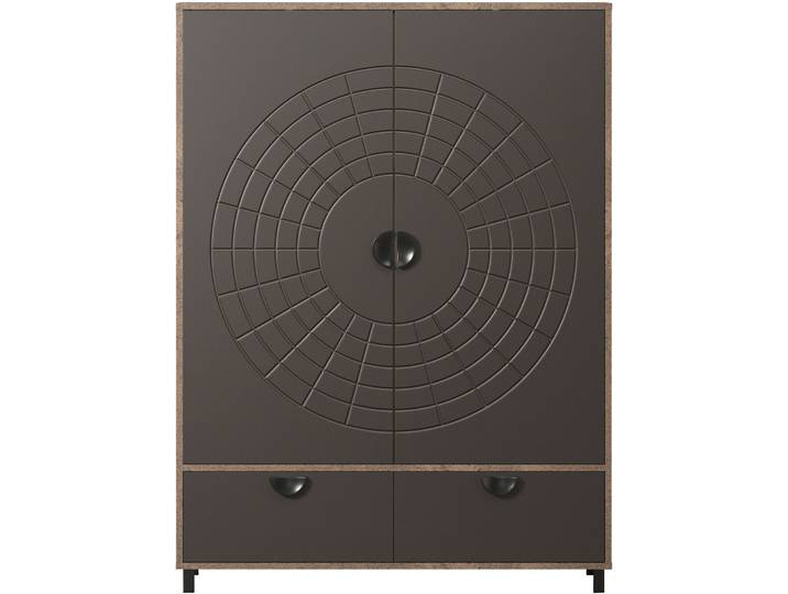 Highboard Vojo taupe Holzwerkstoff B 120 H 163 cm - Highboard