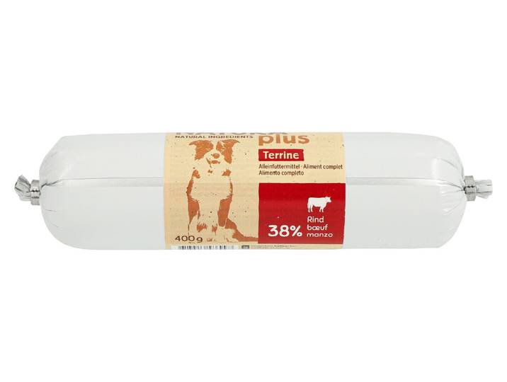 Naturaplus Hunde Nassfutter Terrine Rind