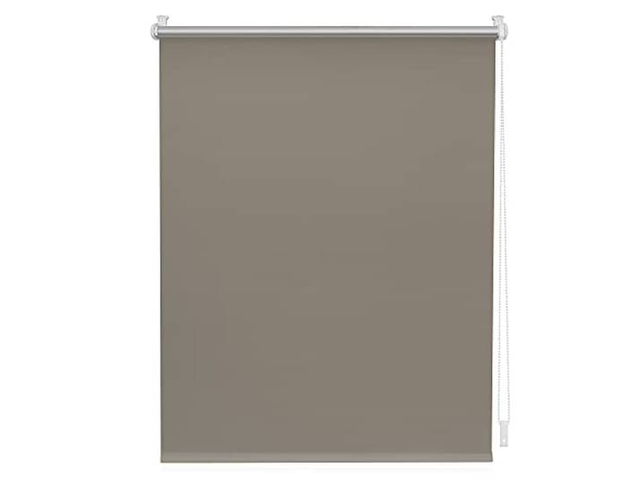 Lichtblick Thermorollo ohne Bohren, Klemmfix, Verdunklungsrollo, Hitzeschutz, Sichtschutz, Wandmontage, Deckenmontage, Rollo für Fenster und Türen Taupe,70 cm x 150 cm (B x L)