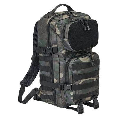 Rucksack BRANDIT "Brandit Accessoires US Cooper Patch medium", Gr. onesize, grün (schwarzcamo), Polyester, Rucksäcke Rucksack