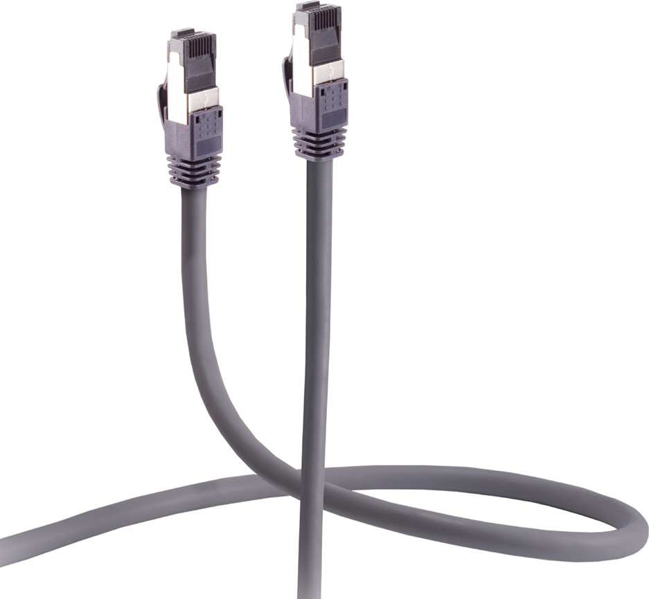 Flexline FL31-59010 Flexline patchkabel Cat. 6A U/FTP grijs 0,5 meter
