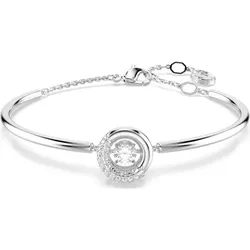 Swarovski Dextera Armreif, Rundschliff, Weiß, Rhodiniert 5733399