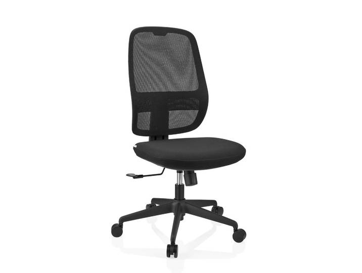 Mid.you Drehstuhl, Schwarz, Drehkreuz, 55x112x59 cm, Büromöbel, Bürostühle, Drehstühle