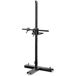 Manfrotto Mini Salon 190 Säulenstativ 1.80 m (180 cm, 5 kg), Lampenstativ, Schwarz