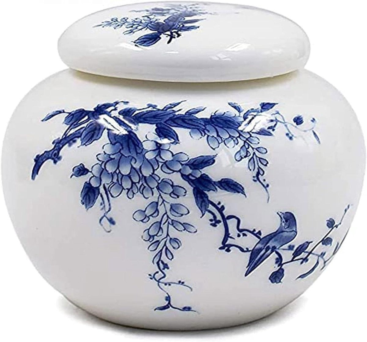 Handgemaakte keramische mini urn voor herinneringen, 300 ml, Kleur A