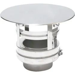 ASTEC Wind- und Regenhaube DN113-300 Schornstein Regenhut Edelstahl