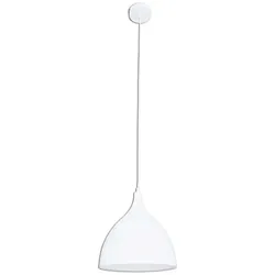 Pendelleuchte Hängelampe Deckenleuchte Metall Esszimmerleuchte Weiß H 115 cm