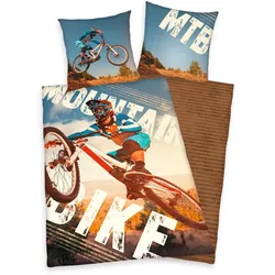 Herding Mountainbike Bettwäsche Größe 80x80 + 135x200 cm
