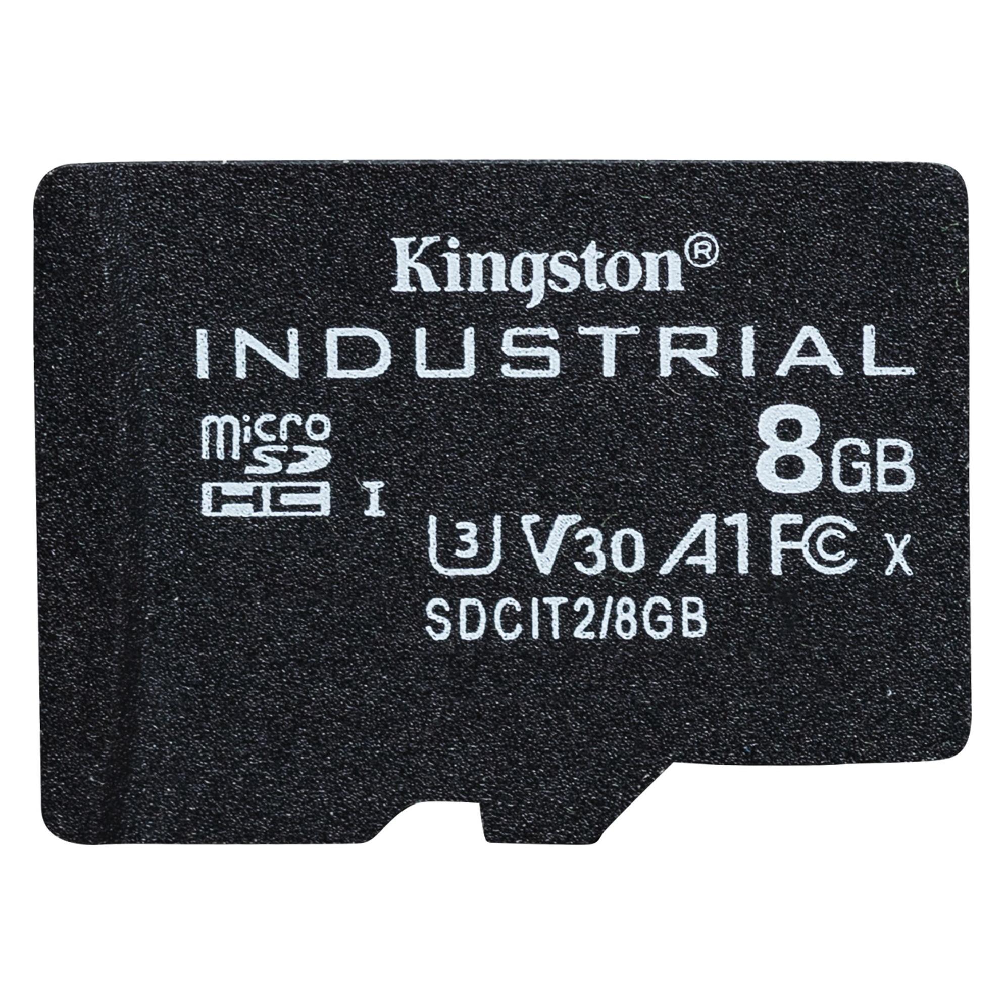 Kingston Industrial (8 GB, microSDHC, U3, UHS-I) (SDCIT2/8GBSP)