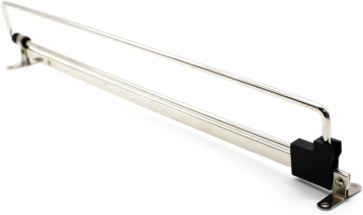 Uitschuifbare Garderobestang Zwart - 400mm