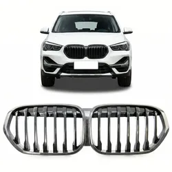 Carbonoptik Einzelsteg Kühlergrill passend für BMW X1 (F48) 2019-2022