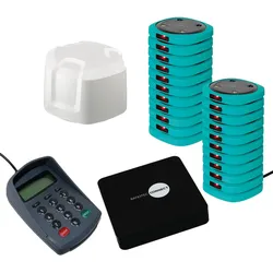 ratiotec CONNECT Starter-Set Gastro 20 – professionelles Pager- & Rufsystem für zuverlässigen Gastronomie-Service