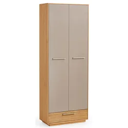 Voss Möbel Garderobenschrank Loveno Lack Grau Taupe
