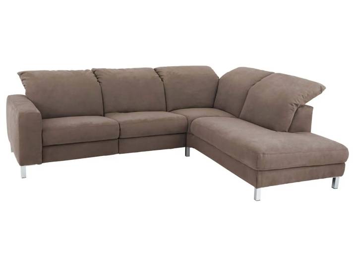 Ecksofa Hohoe Basic Candy / Farbe: Elephant / Material: Leder Basic