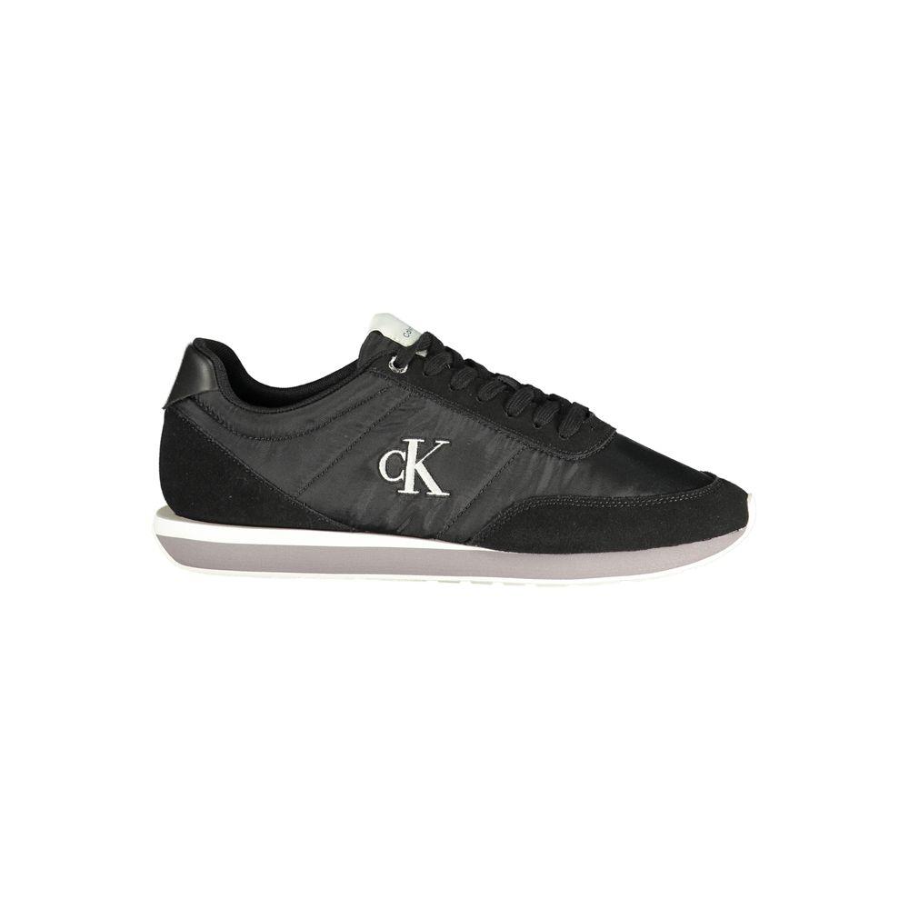 Calvin Klein Zwarte Polyester Heren Sneaker