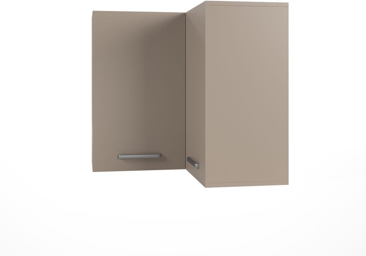 Wasophoogte Keukenkast Module O6 Bovenkast - Taupe - B: 81 cm, D: 81 cm, H: 77 cm