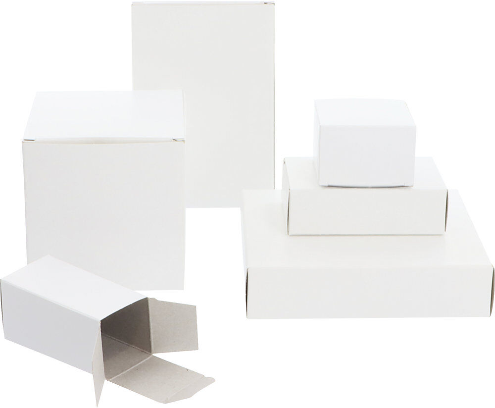 Faltschachtel aus Vollpappe, 400 g/m², Innenmaße 95 x 60 x 33 mm, VE 100 Stk ratioform