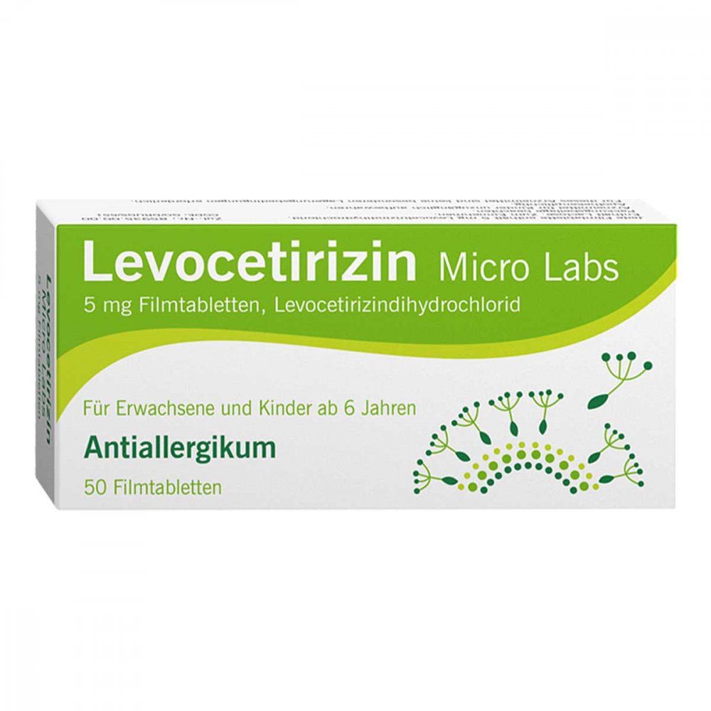 Micro Labs GmbH Levocetirizin Micro Labs 5 mg Filmtabletten 16821012
