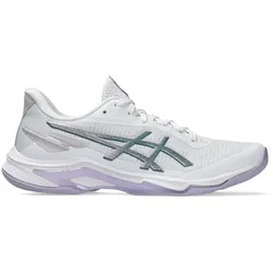 ASICS Netburner Ballistic FF 4 Hallenschuhe Damen 106 - white/dahlia 46
