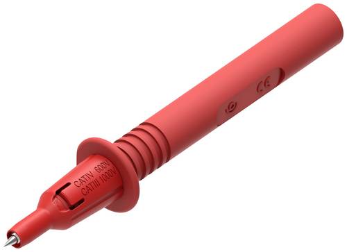 Electro PJP 404-IEC-CD1-R Prüfspitze 404-IEC-CD1-R Buchse 4mm CAT III 1000V Rot 1St.