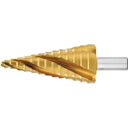 Exact, Bohrereinsatz, Stufenbohrer HSS TiN 4-fach Spiralnute 6-30 mm (6-30mm)