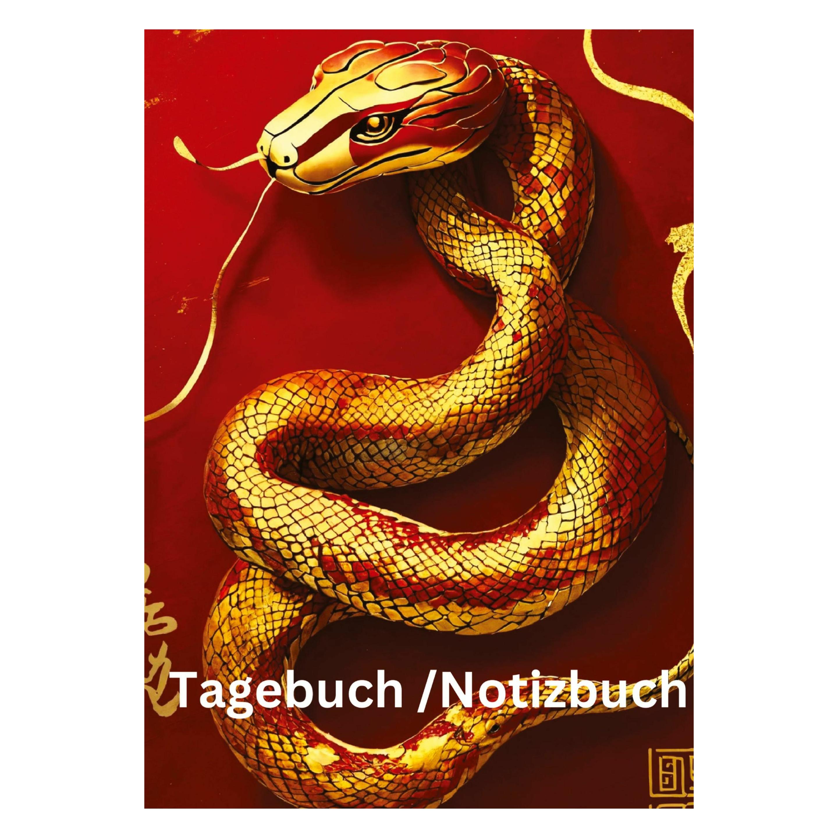 Tredition Tagebuch / Notizbuch Chinesische Tierkreis Schlange (Harter Einband) (58004006)