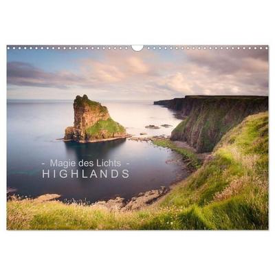 Magie des Lichts HIGHLANDS (Wandkalender 2027 DIN A3 quer), CALVENDO Monatskalender
