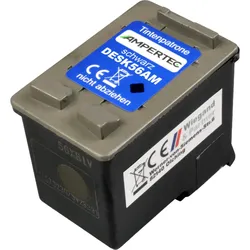 Kompatible Tinte ersetzt HP C6656AE 56 schwarz