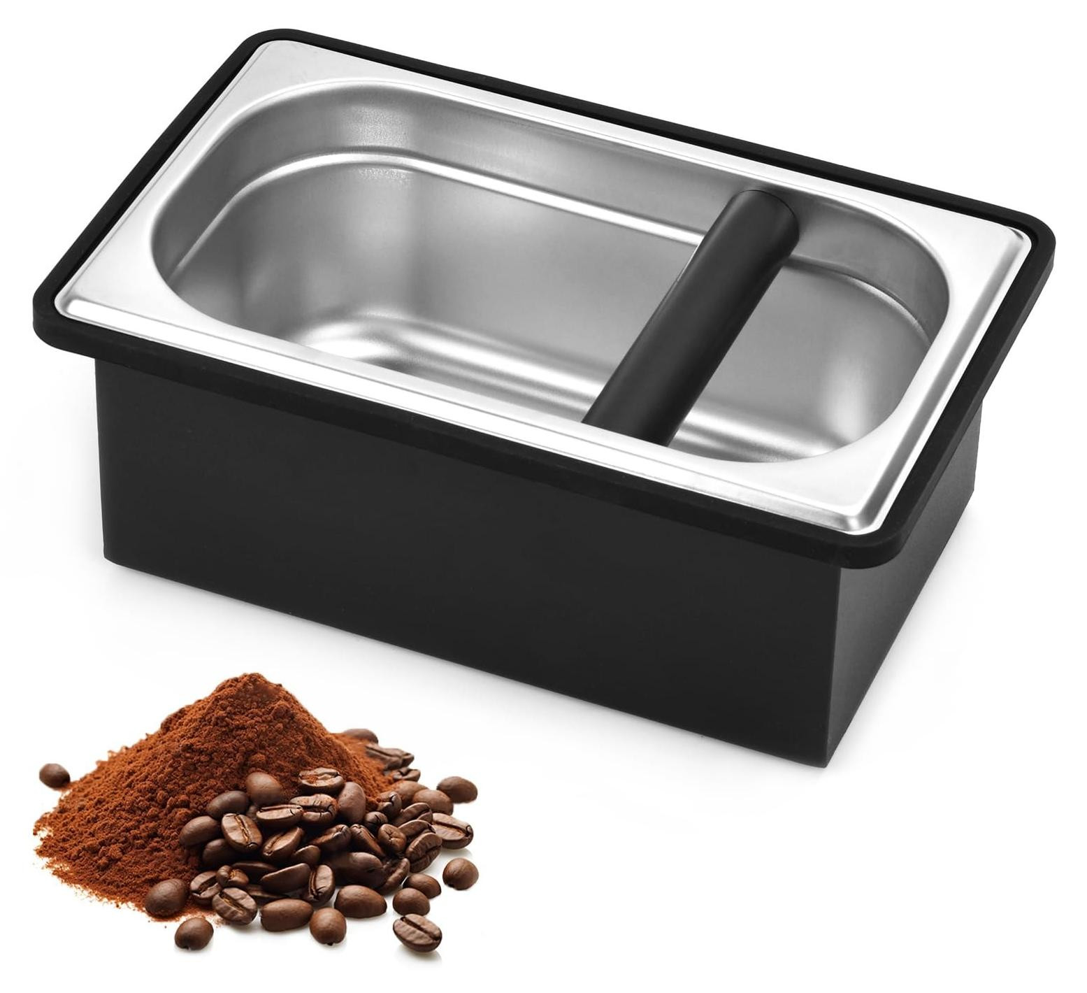 Merkloze RVS Espresso Knock Box voor koffiegruis