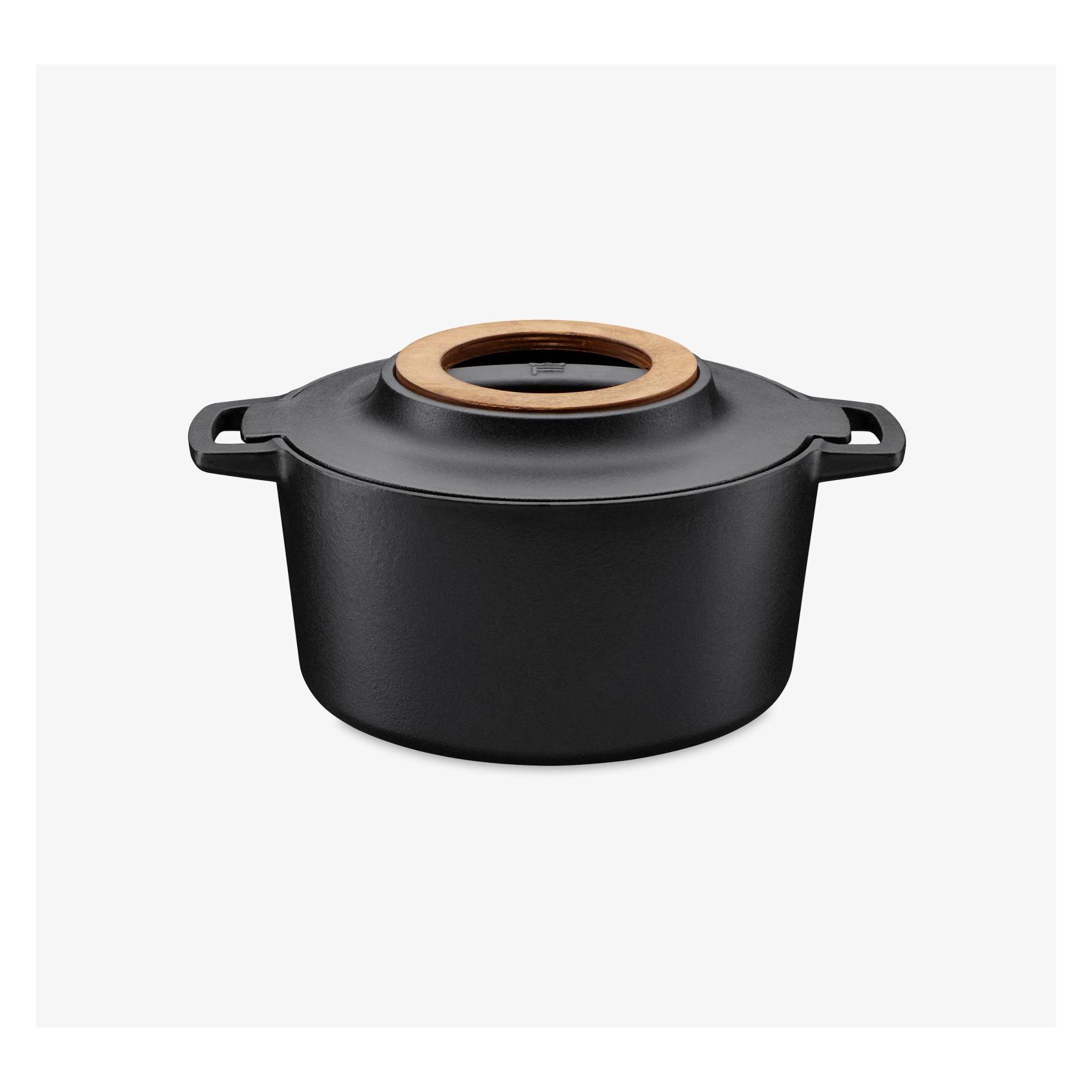 Fiskars Norden Topf, 4l (Kochtopf, Gusseisen) (1026565)