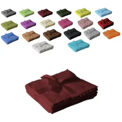 EXKLUSIV HEIMTEXTIL 12 x Seiftuch 500 g/m2  30 x 30 cm Bordeaux