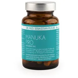 Dr. med. Sebastian Pleuse Manuka Pro mit Vitamin C, D3 & B2 60 Kapseln, 30 Tage