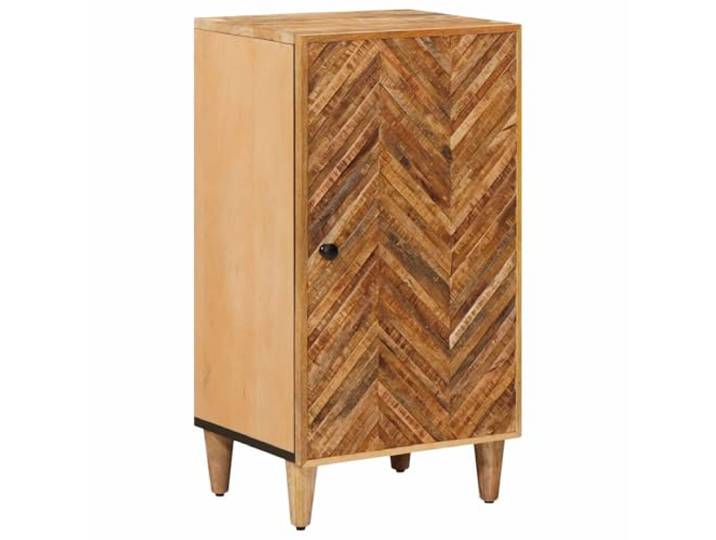 Heofavd Sideboard Mangoholz Massiv Beistellschrank Braun 40x33,5x75 cm