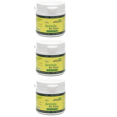 allcura Bio Acerola, Pulver 3x80 g