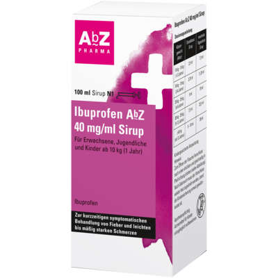 AbZ Pharma GmbH IBUPROFEN AbZ 40 mg/ml Sirup 100 ml 12547181