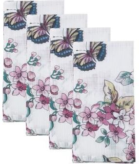 Lenox Butterfly Meadow Floral Napkins, Set of 4