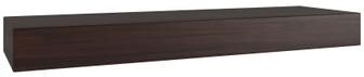 AquaTeak Sermata Floating Hollow Teak Wall Shelf