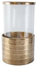 BIDKhome Lg. Brass Antique Hurricane - Brass Antq