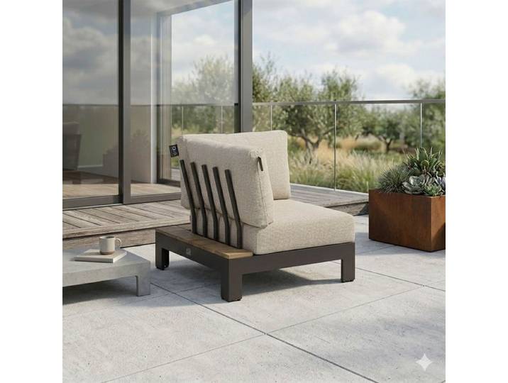 Apple Bee Sticks & More Eck-/Endmodul Aluminium/Bee Wett Taupe Sand