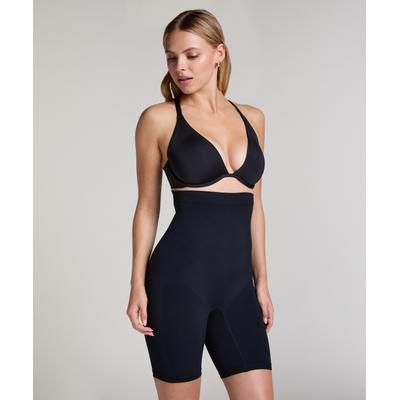 Slip HUNKEMÖLLER "Seamless Enhancing Thigh Slimmer", Damen, Gr. XL, schwarz, 88% Polyamid, 12% Elasthan, Unterhosen Slip