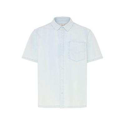 Jeanshemd SOLID "Jeanshemd SDRogue", Herren, Gr. M, N-Gr, blau (light blau denim), Obermaterial: 100% Baumwolle CO., Hemden Jeanshemd