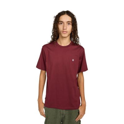 Sporttop ELEMENT "Icon Embroidery", Herren, Gr. M, rot (zinfandel), Obermaterial: 100% Baumwolle., Tops Sporttop
