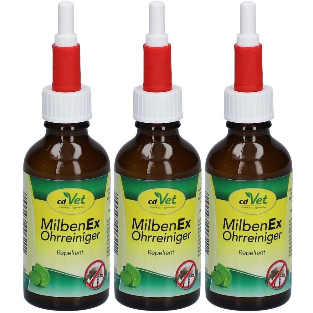 Milbenex Ohrreiniger vet. x3 3x50 ml Flüssigkeit