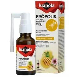 Juanola Propolis mit Honig, Echinacea, Salbei+ Vitamin B3 Mundspray 30ml