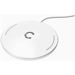Cygnett MagMount Qi Wireless 10W Desk Charger - White (10 W), Wireless Charger, Weiss