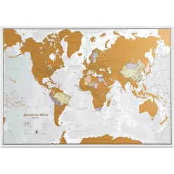 Maps International, Landkarte, Scratch the World