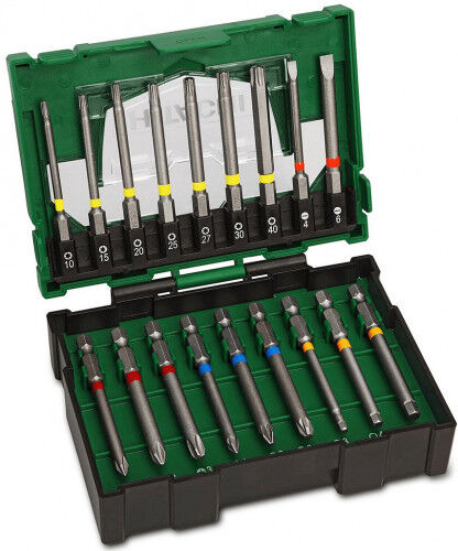 HiKOKI 40030022 Set d&amp;#039;embouts de vissage 18 pieces