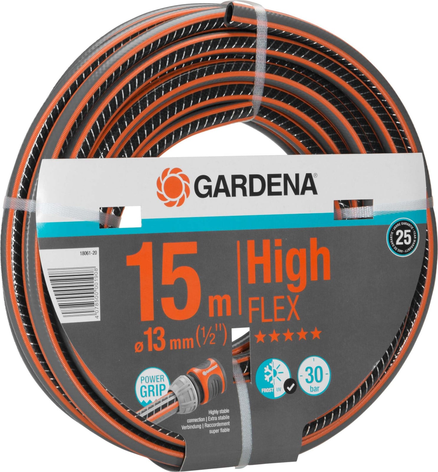 GARDENA Gartenschlauch Comfort HighFLEX 15 m