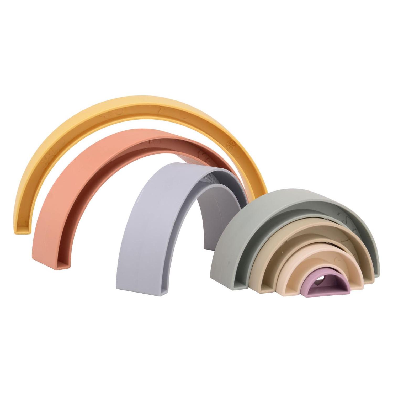 Johntoy Happy World Bio Kunststoffstapel Regenbogen (47464572)
